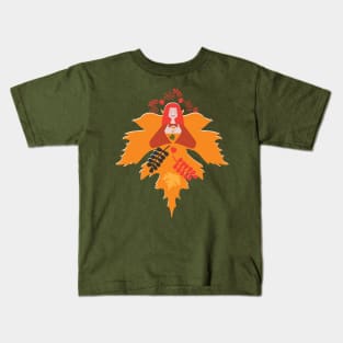 Autumn Angel Kids T-Shirt